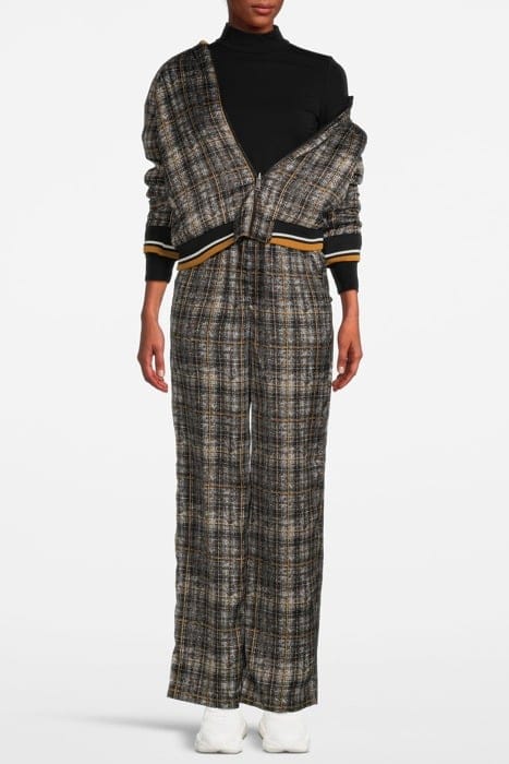 PRINTED BOMBER TWEED PLAID 6