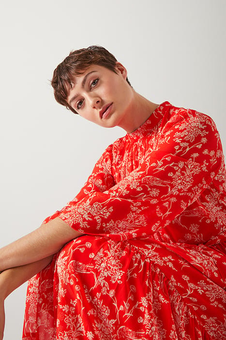 OLIVIA MAXI MAXI DRESS RED 2