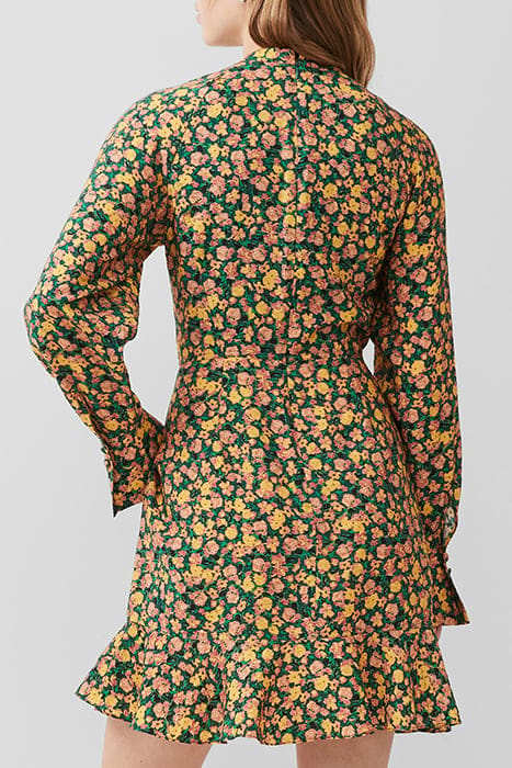 ALEEZIA FLAVIA TEXTURED DRESS GREEN 2
