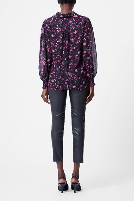 ADEN RUCHED CUFF TOP BLACK 2