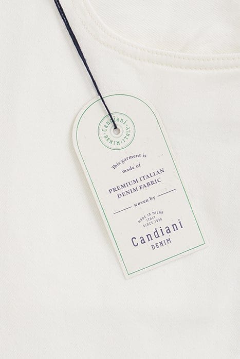 AUSTIN SELVEDGE DENIM COTTON OFF WHITE 3
