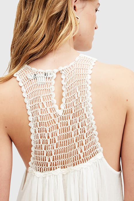 CORRS DRESS CHALK WHITE 6