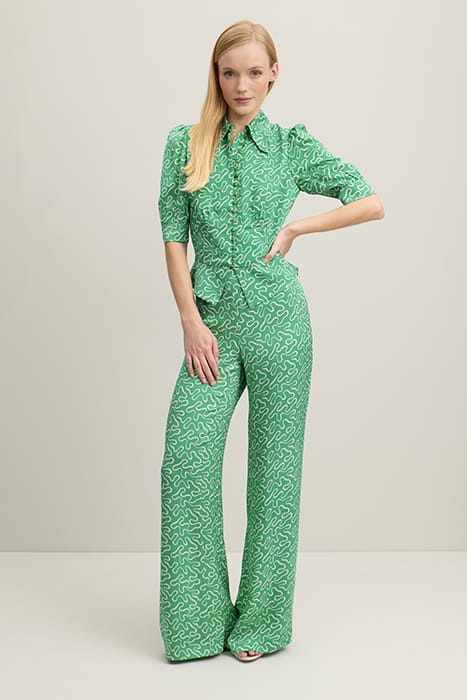 ELSIE SPOT BUTTON-DOWN SHIRT MULTICOLOR 2