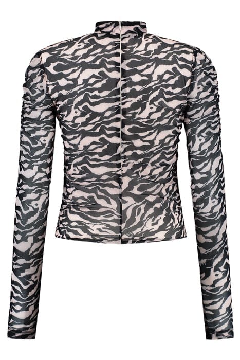 ZEBRA MESH TOP ROSE 1