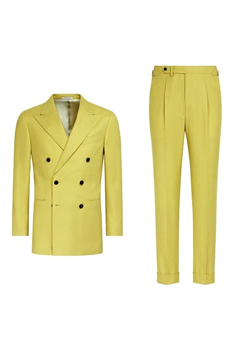 YELLOW TAILORED FIT HAVANA SUIT YELLOW 6