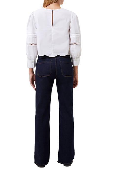 ALISSA COTTON BROIDERIE TOP WHITE 2