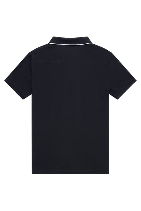SINGLE TIPPED PIQUE POLO MARINE 2