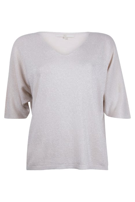PULLOVER SHINE, LUREX OFFWHITE 1
