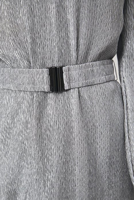 ARONÉ BELTED MINI DRESS GREY CLOUD 5