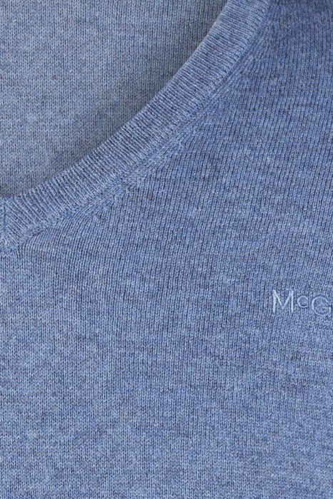 V-NECK SWEATER FADED BLUE 3