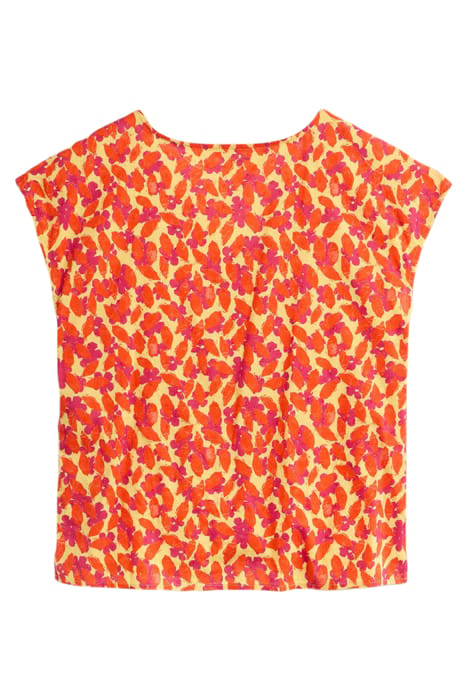 RAE COTTON VEST ORANGE 3