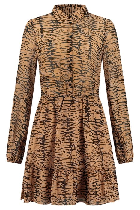 ZEBRA DRESS BLACK/HAZEL 1