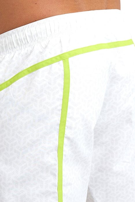 MEN'S ARENA PRO_FILE BEACH BERMUDA PRINT WHITE-SOFT GREEN 5