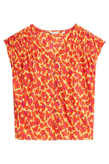 RAE COTTON VEST ORANGE 2