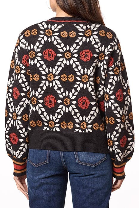 SWEATER CARDIGAN KETCHUP/MEERKAT/BLK NIGHT/EGGNOG 2