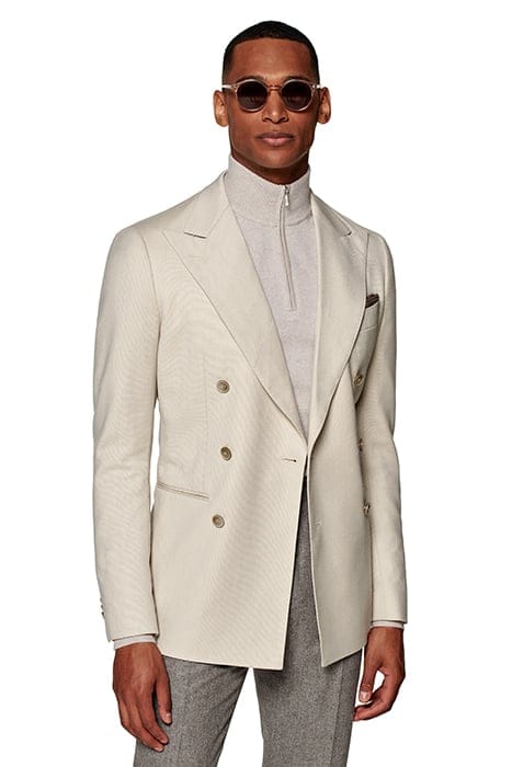 TAILORED FIT HAVANA BLAZER LIGHT BROWN 1