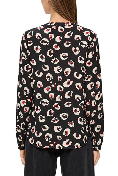 S.OLIVER BLOUSES GREY/BLACK 2
