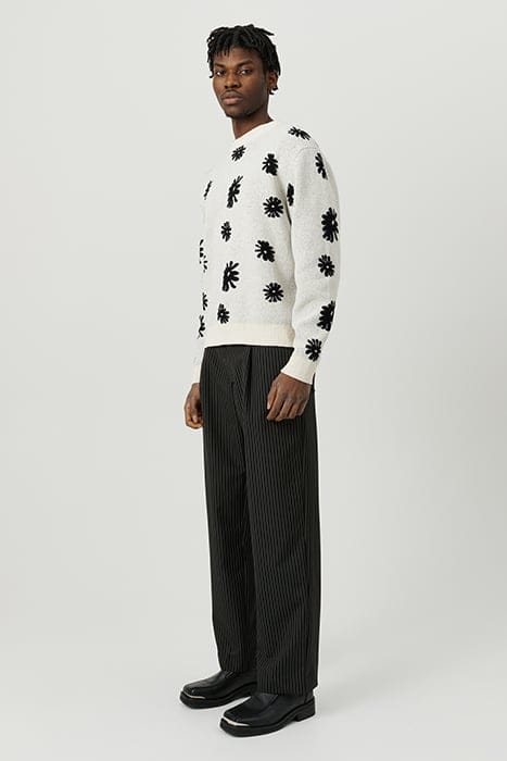 SUNNY CREWNECK SWEATER OFF WHITE MULTI 4