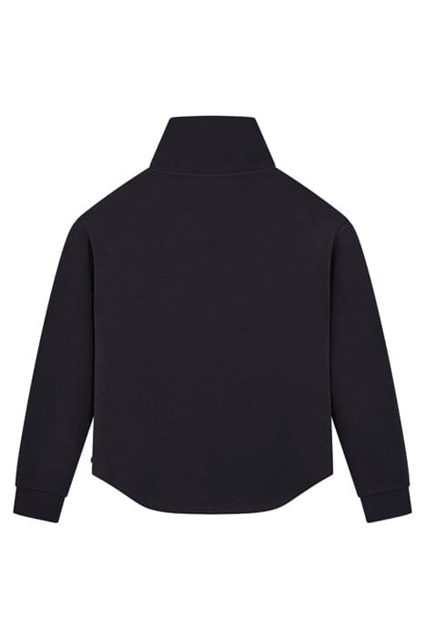 PATCH PKT ZIP FRONT MOCK NECK BLACK 3