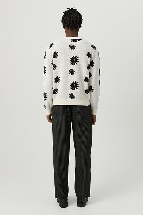 SUNNY CREWNECK SWEATER OFF WHITE MULTI 3