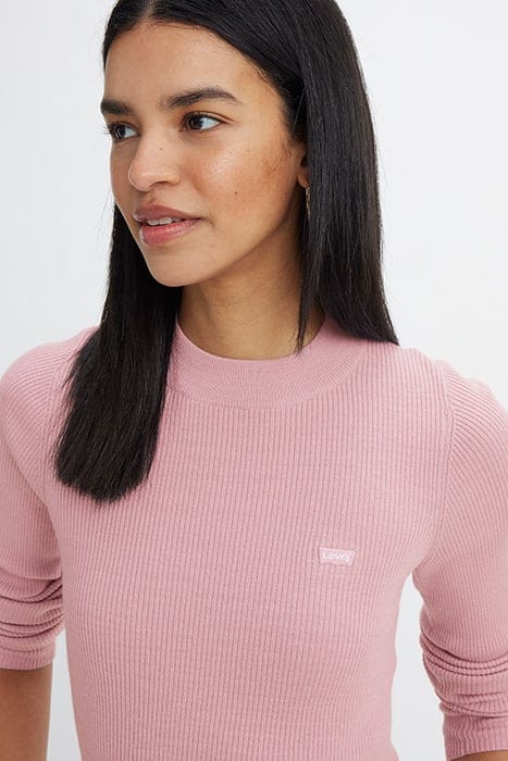 RIB SWEATER PINK 4