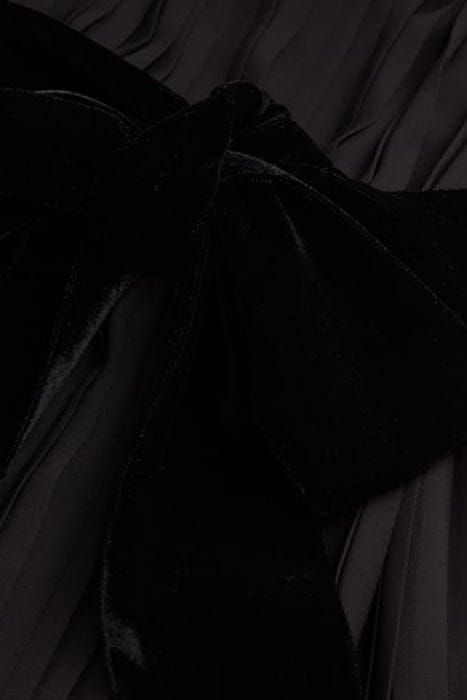 ROBE LONGUE PLISSEE VELVET CEINTURE BLACK 4