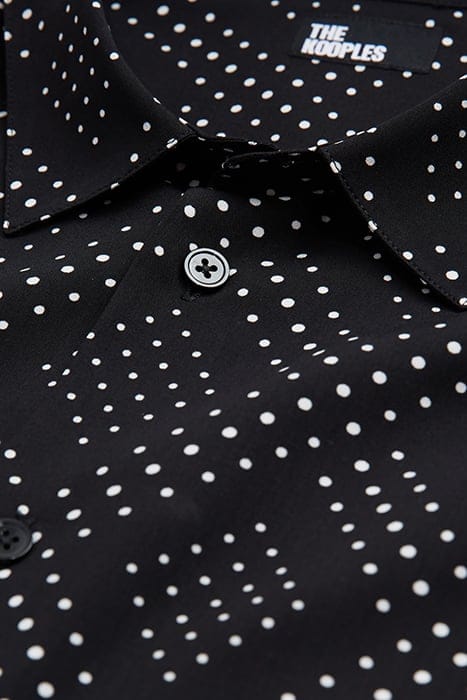 CHEMISE SLIM D BLACK WHITE 2