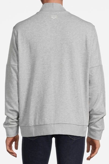 MAN TRACKTOP A-AFM810S23 LIGHT GREY MELANGE 2