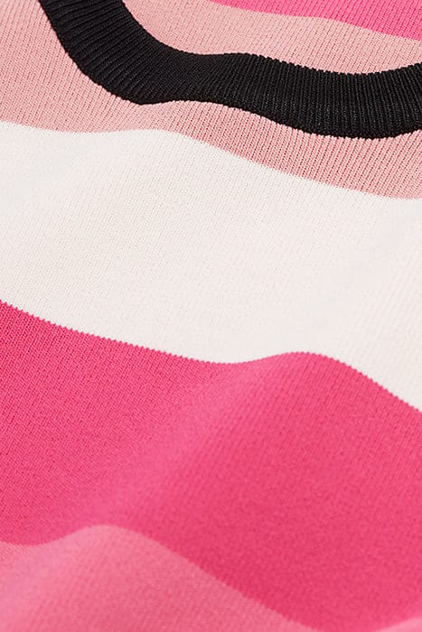 PULL COURT AVEC DEGRADE DE ROSE LIGHT PINK/DARK PINK/BLAC 2