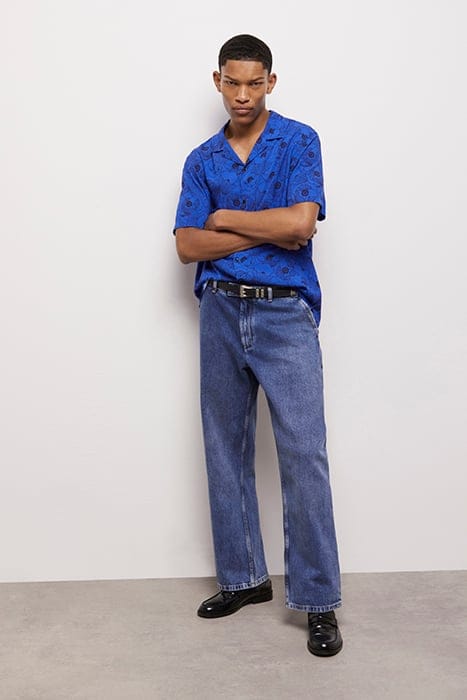 CHEMISE A MANCHES COURTES BLUE 4