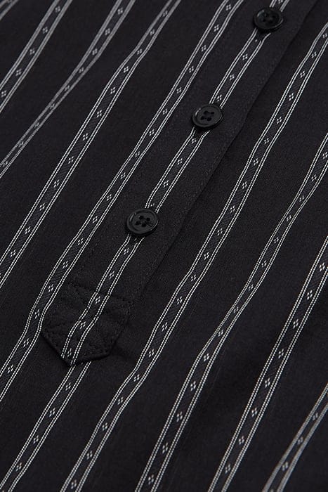 CHEMISE A COL TUNISIEN BLACK 2
