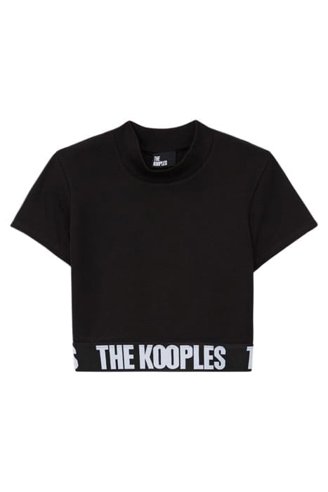T-SHIRT MC BANDE LOGO BLACK 1