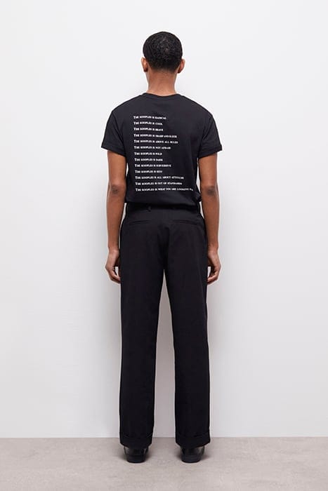 PANTALON SEUL A PINCES ET REVERS BLACK 2