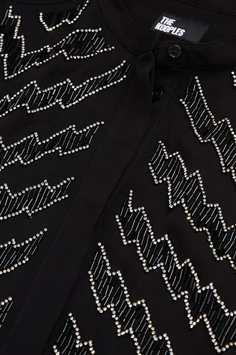 CHEMISE BRODEE A MANCHES LONGUES BLACK 2