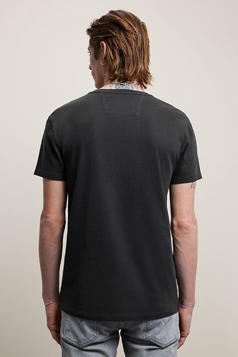 SS CREW TEE - SKULL EMBORIDERY BLACK 2