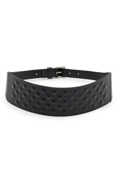 STEVIE STUDWAIST BLT BLACK/ANTQ NICKEL 3