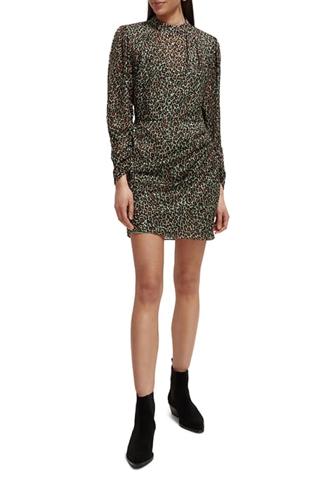 MOCK NECK MINI DRESS WITH OPEN BACK DETAIL CREATURES OF THE  2