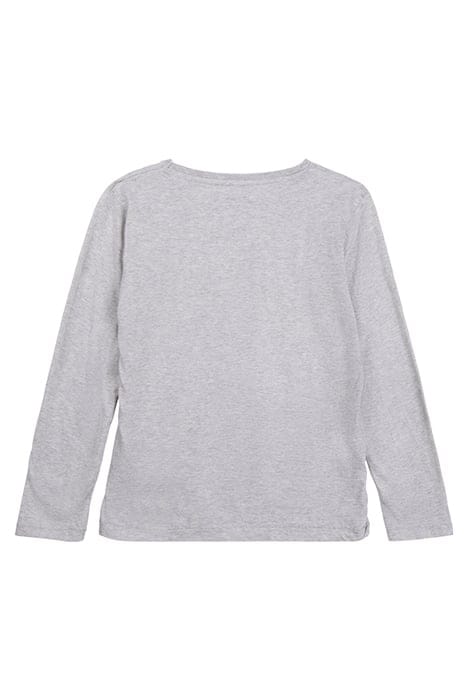 CHILDRENS LS TEE ORG. GREYMELA 3