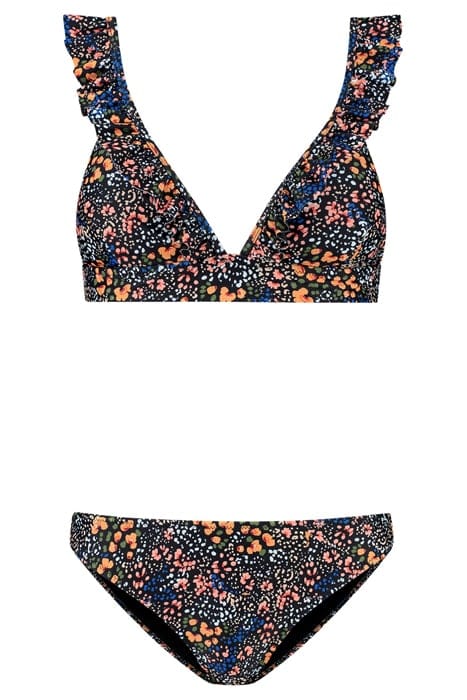 LADIES BOBBY BIKINI SET SPOTTED FLOWER BLACK SPOTTED FLOWER 4