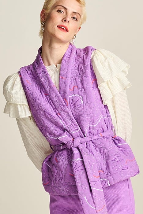 GILET - QUILTED PURPLE PURPLE 1