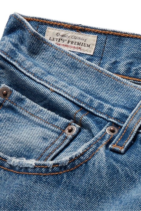 MIDDY STRAIGHT JEANS RED 8