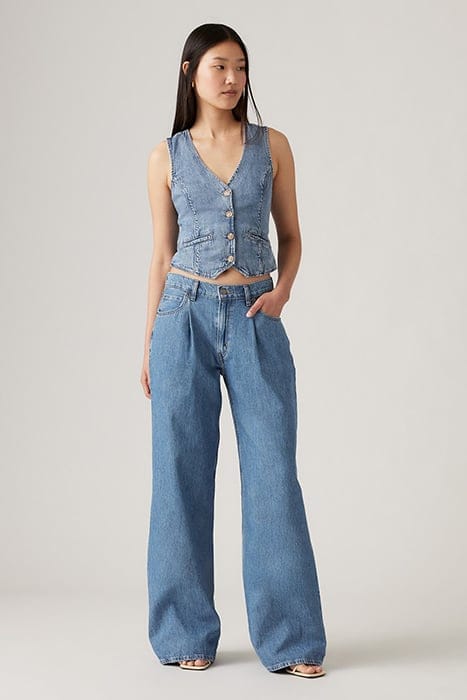 BAGGY FLARED JEANS BLUE 5