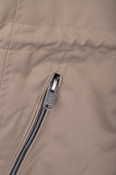 GIRLS’ BEIGE PARKA WITH DETACHABLE FACING BEIGE 3