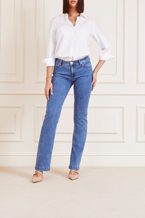 MARCIANO BY GUESS SEXY BOOT MARA DENIM LIGHTER FLARED BLUE 3