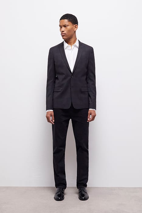 VESTE COSTUME PDG COL CRANTE BLACK 2
