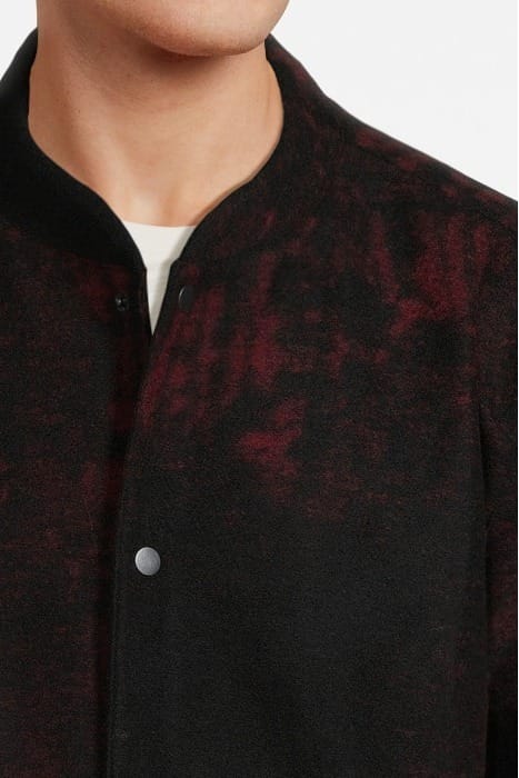 JEWELL REGULAR FIT SNAP-FRONT BASEBALL J OXBLOOD 4