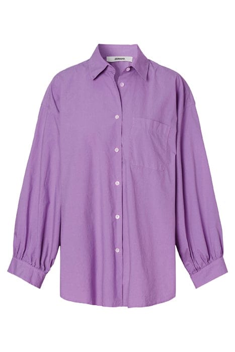 ELVI POPLIN SHIRT HEATHER 3