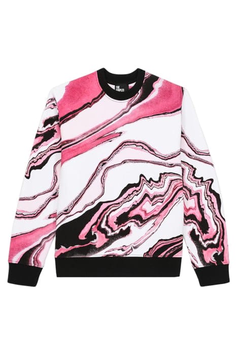 SWEAT MARBLE ROSE WHITE PINK 1