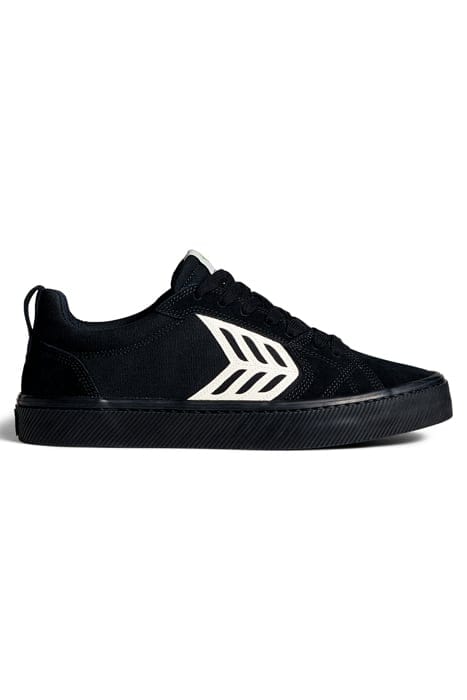 UNISEX CATIBA PRO SKATE ALL BLACK SUEDE AND CANVAS SNEAKER 1