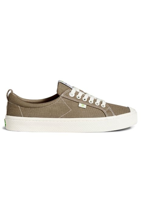 UNISEX OCA LOW BURNT SAND CANVAS CONTRAST THREAD SNEAKER 1